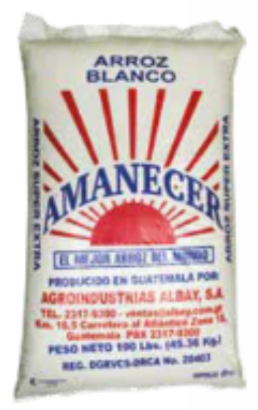 Arroz Blanco Nuevo Amanecer
